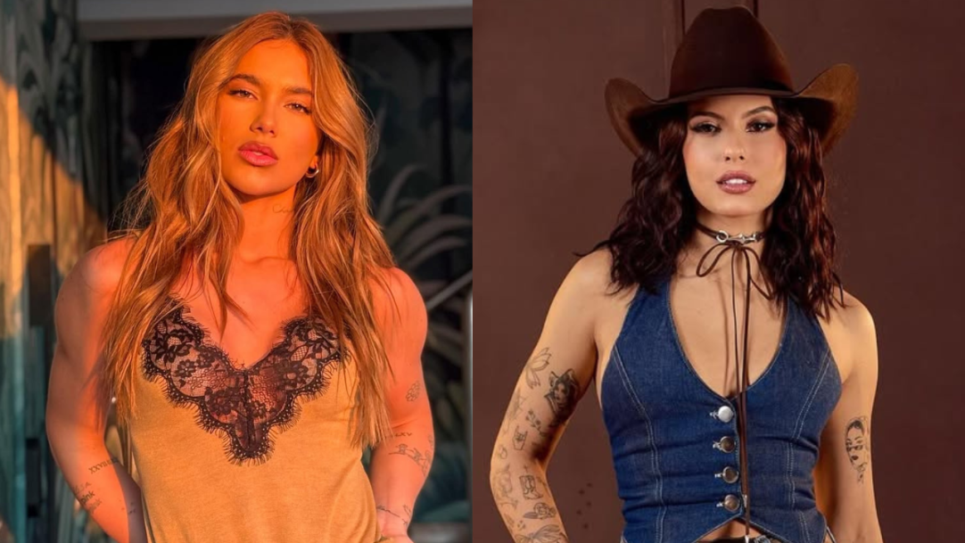 Virginia Fonseca e Ana Castela se encontram em evento sertanejo