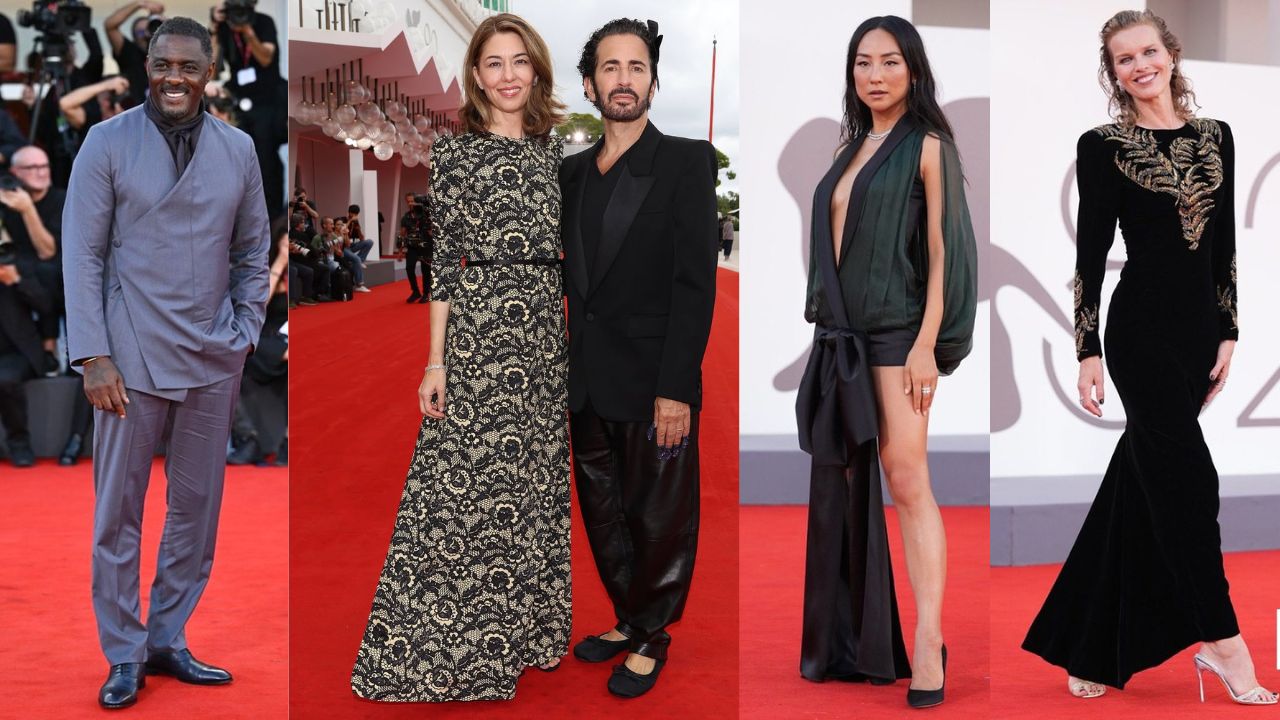 Idris elba, Sofia Coppola e Mark Jacobs, Greta Lee e  Eva Herzigova no tapete vermelho | Reprodução/Instagram/@voguebrasil