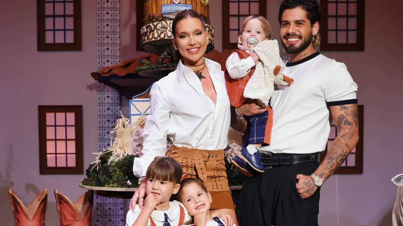 Virginia em família com Zé Felipe | Reprodução/Instagram/@virginia