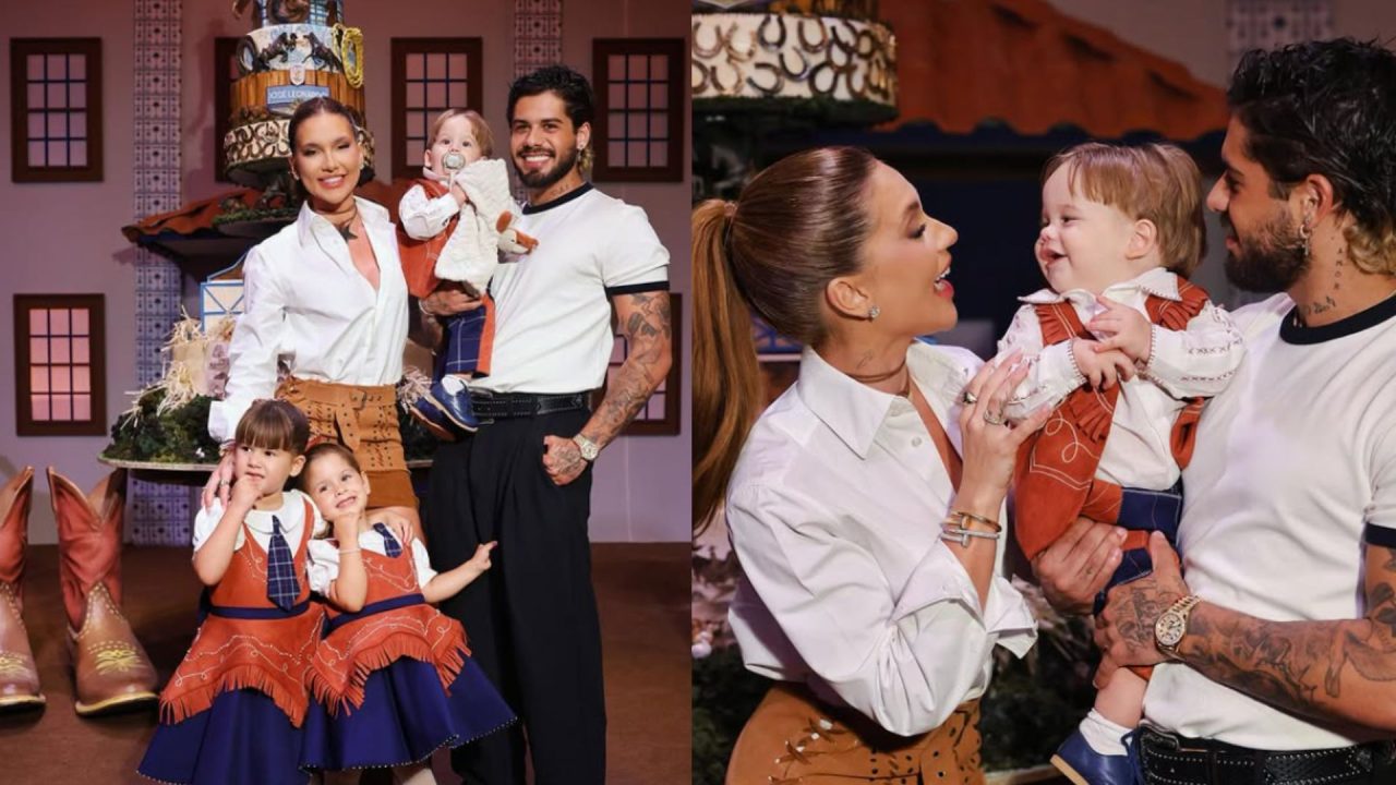 Virginia e Zé Felipe se reúnem para batismo e aniversário de José Leonardo | Reprodução/Instagram/@virginia