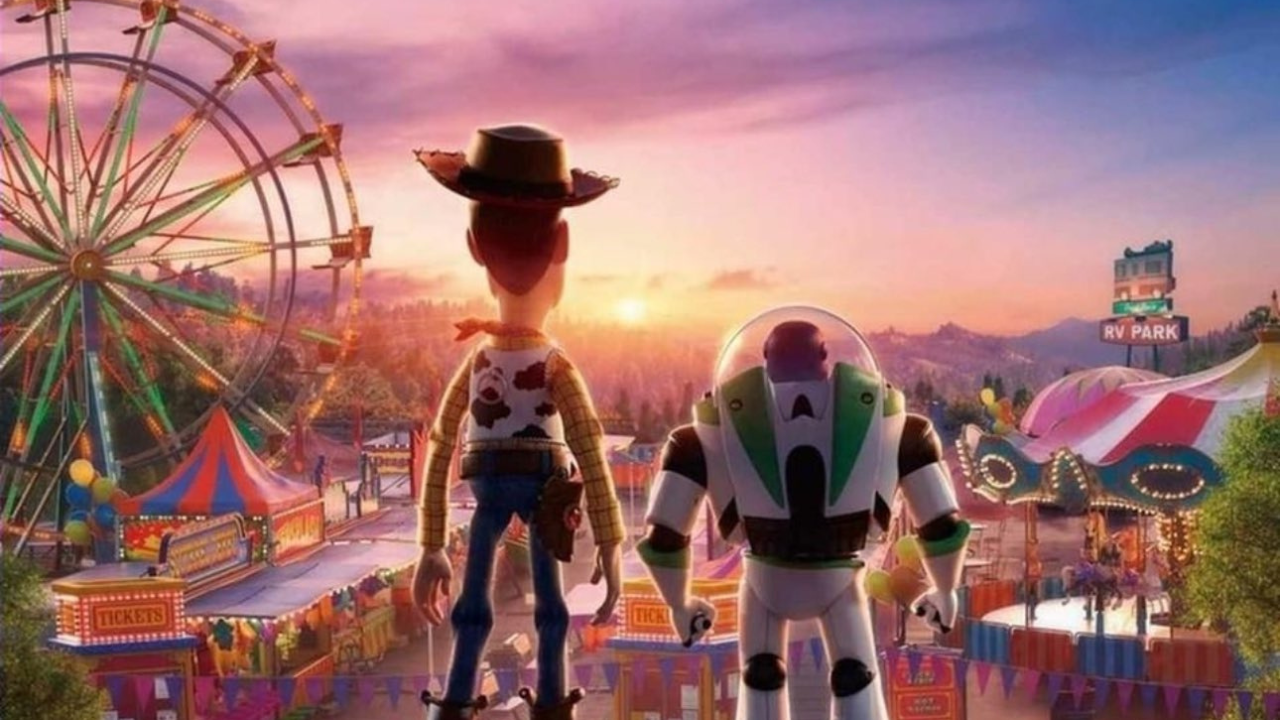 Woody e Buzz em ''Toy Story 4'' | Reprodução/X/@HollywoodHandle