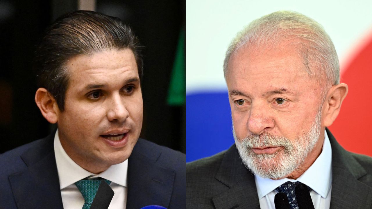 Presidente da Câmara dos Deputados Hugo Motta e Presidente da República Lula da Silva | Reprodução/ EVARISTO SA/ AFP/ Getty Images Embed