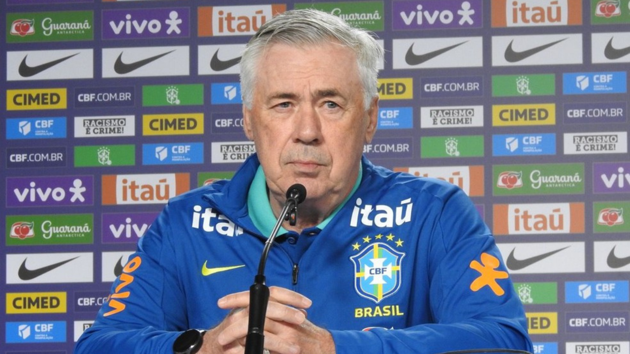 Ancelotti lamenta cortes na Seleção, mas vê lado positivo com estreias | Reprodução/Bruno Cassucci/CBF