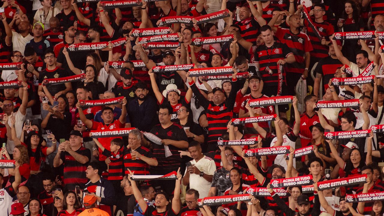 Torcida do Flamengo | Reprodução/X/@Flamengo