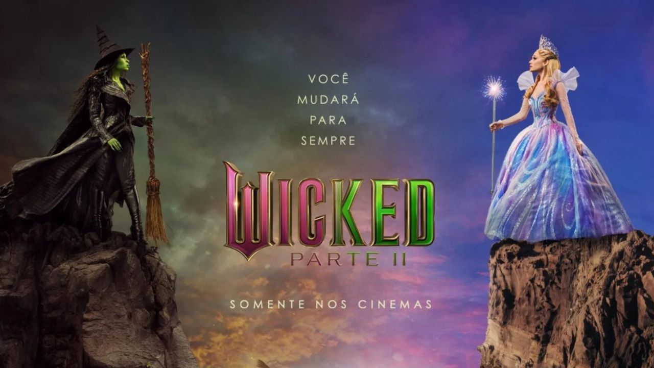 Pôster do filme "Wicked: Parte 2" | Reprodução/Linea News/Universal Pictures