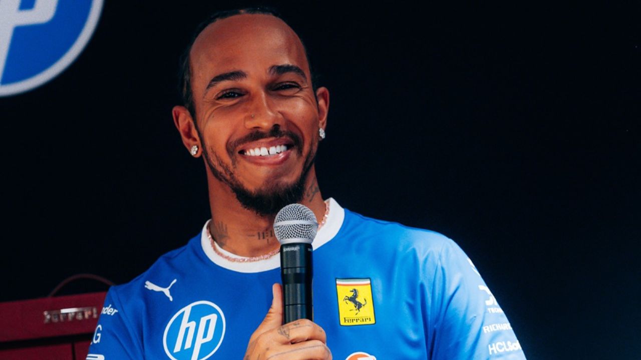 Lewis Hamilton I Reprodução/Instagram/@scuderiaferrari