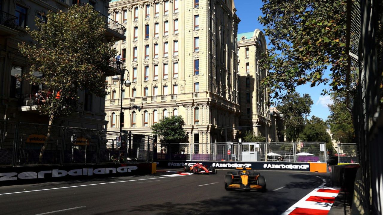 Circuito urbano de Baku I Reprodução/ Clive Rose/ Getty Images Embed
