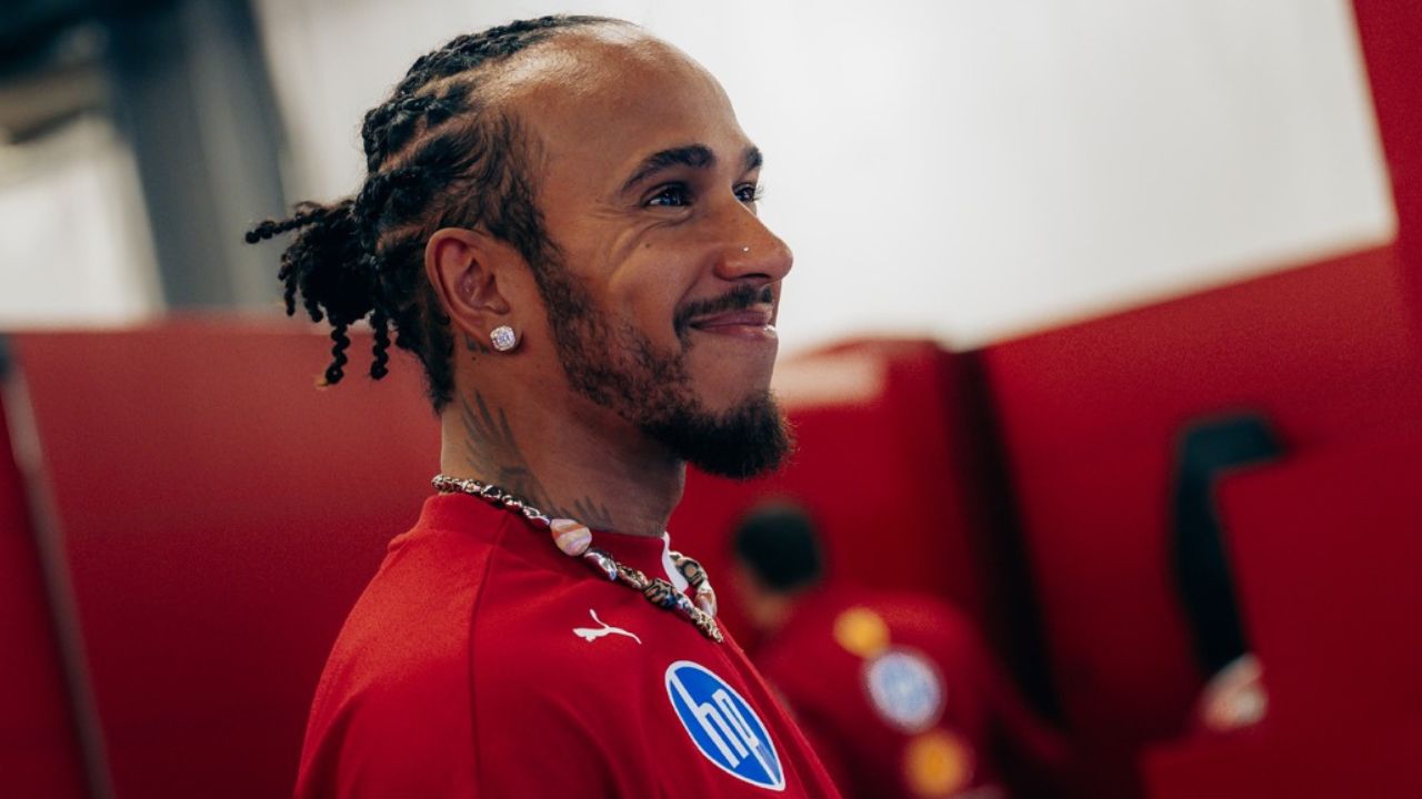 Lewis Hamilton I Reprodução/Instagram/@scuderiaferrari