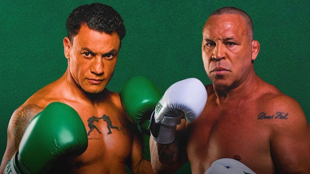 Confronto entre Popó e Wanderlei Silva acaba em tumulto no ringue