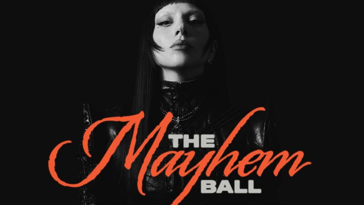 Lady Gaga em poster para promoção do "The Mayhem Ball" | Reprodução/Instagram /@ladygaga