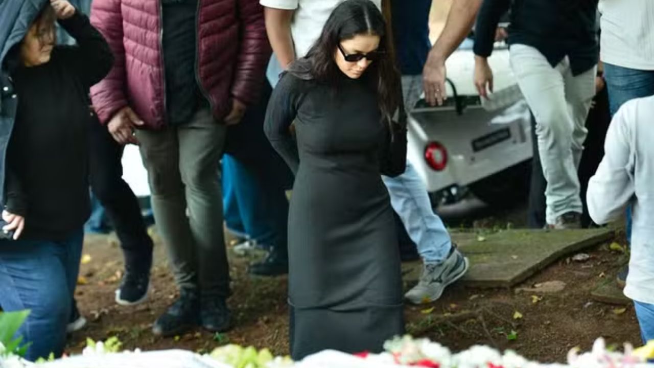 Lí Marttins no enterro do marido, JP Mantovani | Reprodução/Instagram/@sessaocinefila