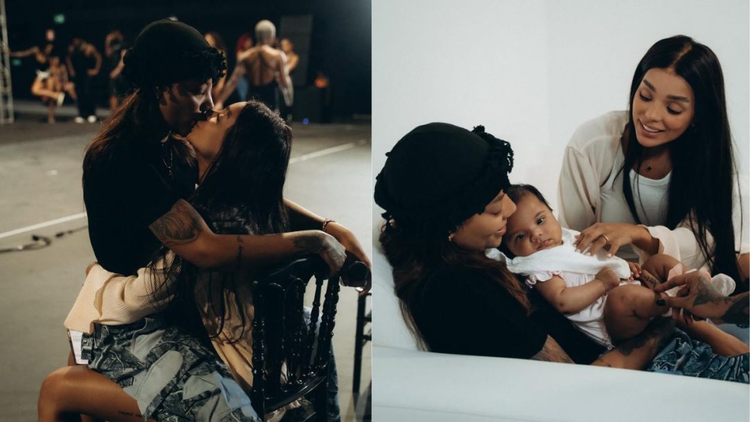 Ludmilla compartilha fotos inéditas com Zuri e Brunna Gonçalves nas redes sociais