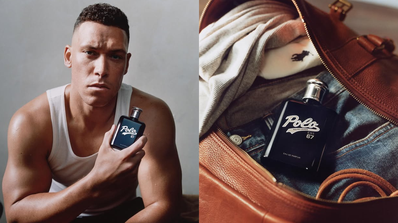 Aaron Judge | Reprodução/Instagram/@ralphlaurenfragrances