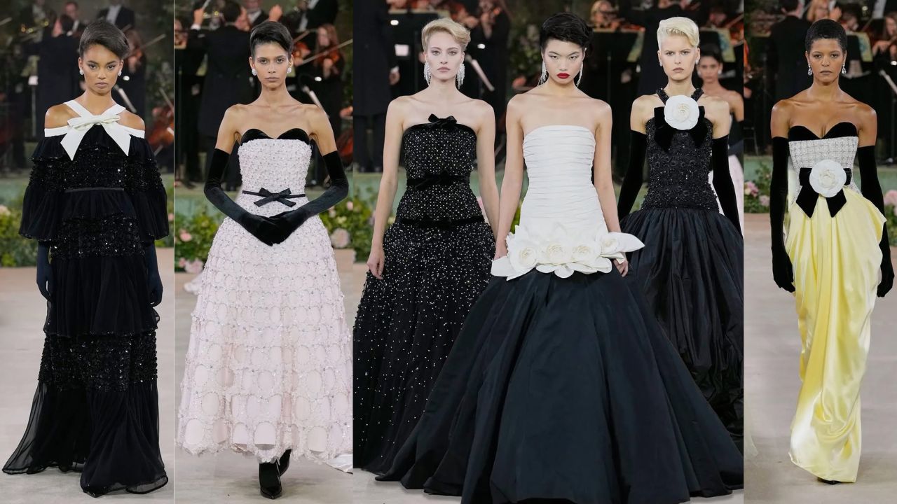 Looks da coleção primavera verão 2026 de Richard Quinn  | Reprodução/Instagram/@voguebrasil