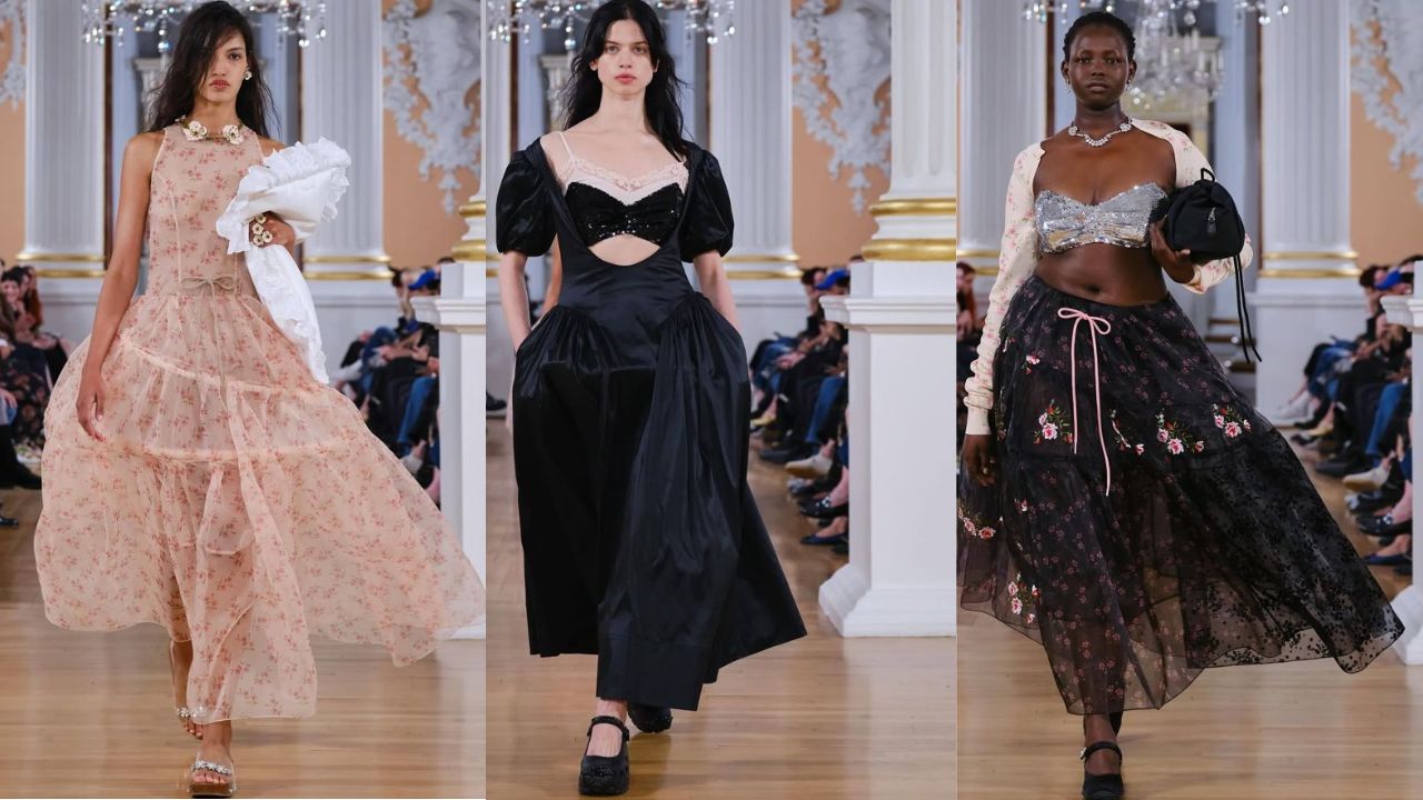 Peças de Simone Rocha para coleção Primavera/Verão 2026 | Reprodução/Instagram/@simonerocha_