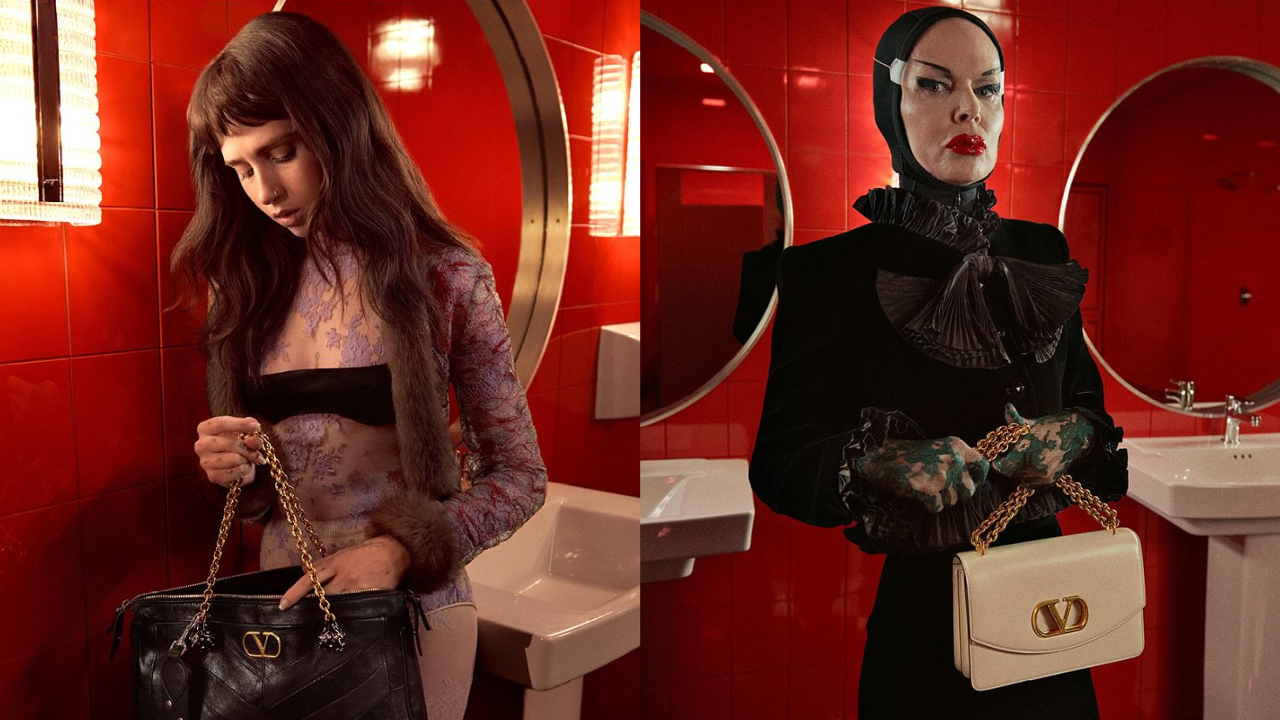 Cairo e Kembra Pfahler | Reprodução/Instagram/@masonvalentino