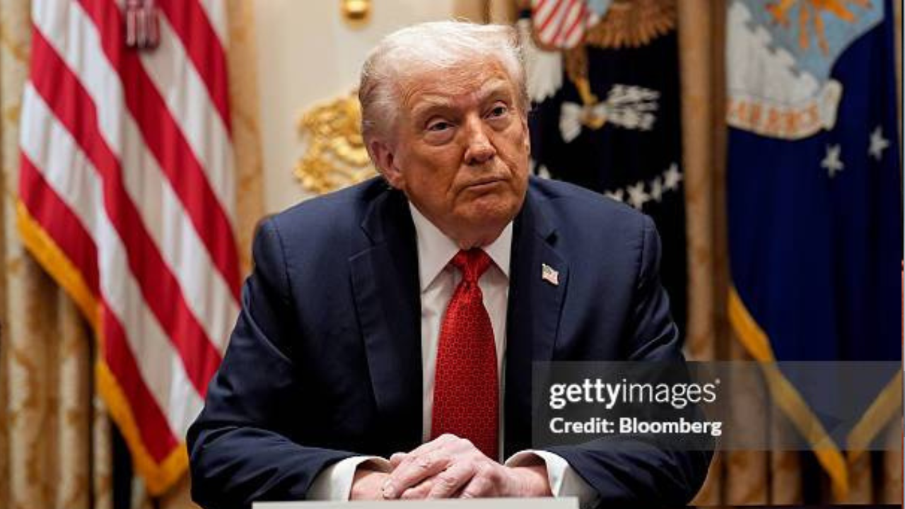 O presidente dos EUA, Donald Trump | Reprodução/ Yuri Gripas/ Abaca/ Bloomberg/ Getty Images Embed