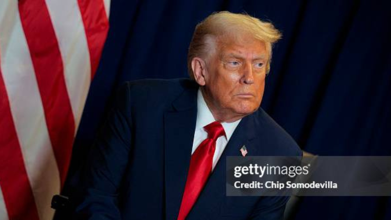 Donald Trump, presidente dos EUA | Reprodução/Chip Somodevilla/Getty Images Embed