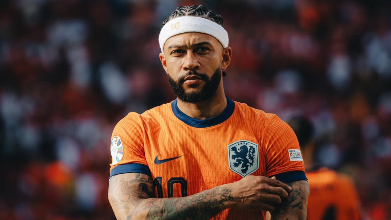 Memphis Depay pela seleção holandesa | Reprodução/Instagram/@memphisdepay