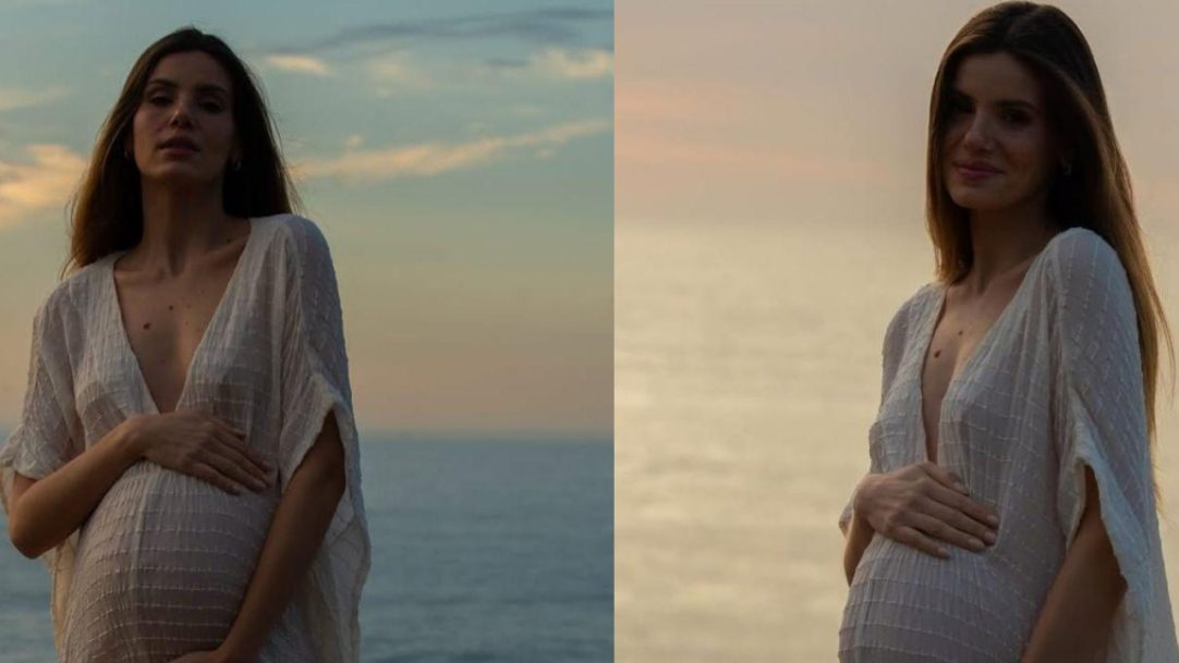 Camila Queiroz exibe barrigão em ensaio fotográfico derretendo os fãs