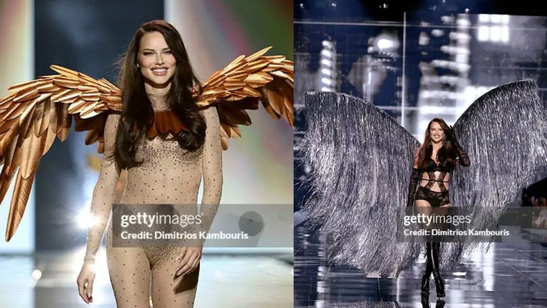 Angel Adriana Lima deslumbra no Victoria’s Secret Fashion Show 2025