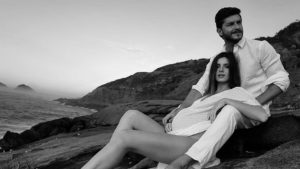 Camila Queiroz e Klebber Toledo celebram chá de bebê da primeira filha com festa encantadora