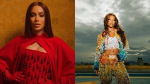 Anitta nega sociedade em camarote e desmente boatos sobre contratação de Ludmilla