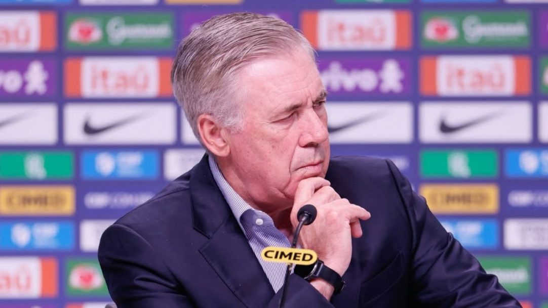 Ancelotti define meta da Seleção: vencer a Copa do Mundo