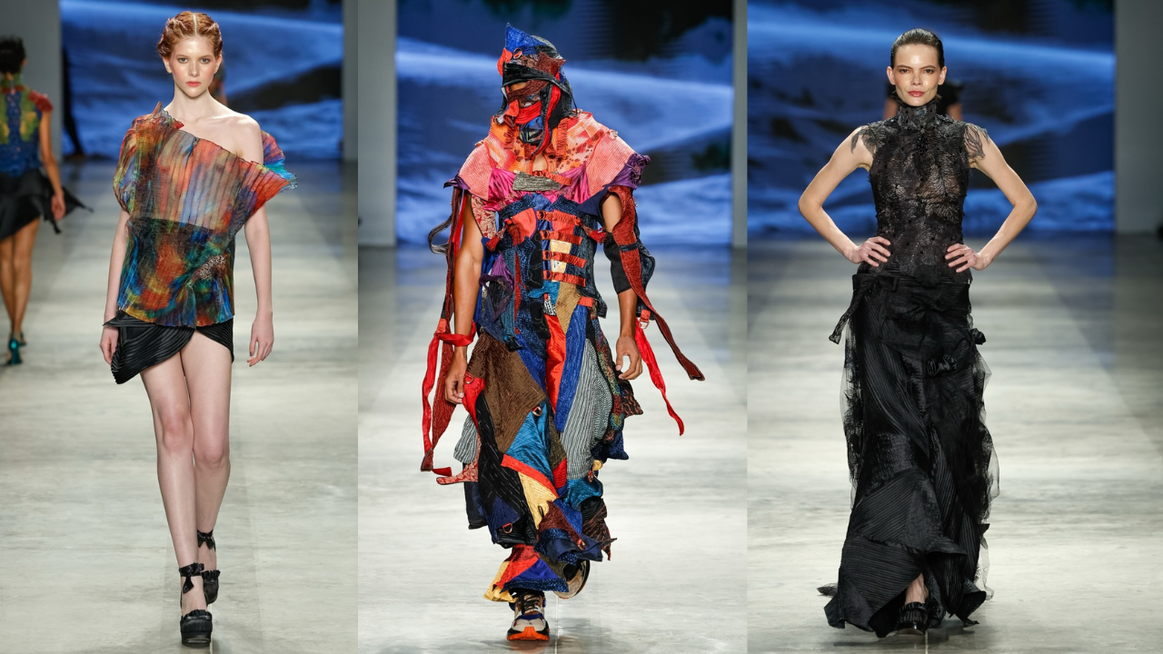 Desfile de Lino Villaventura no SPFW | Reprodução/Instagram/@megamodelbrasil