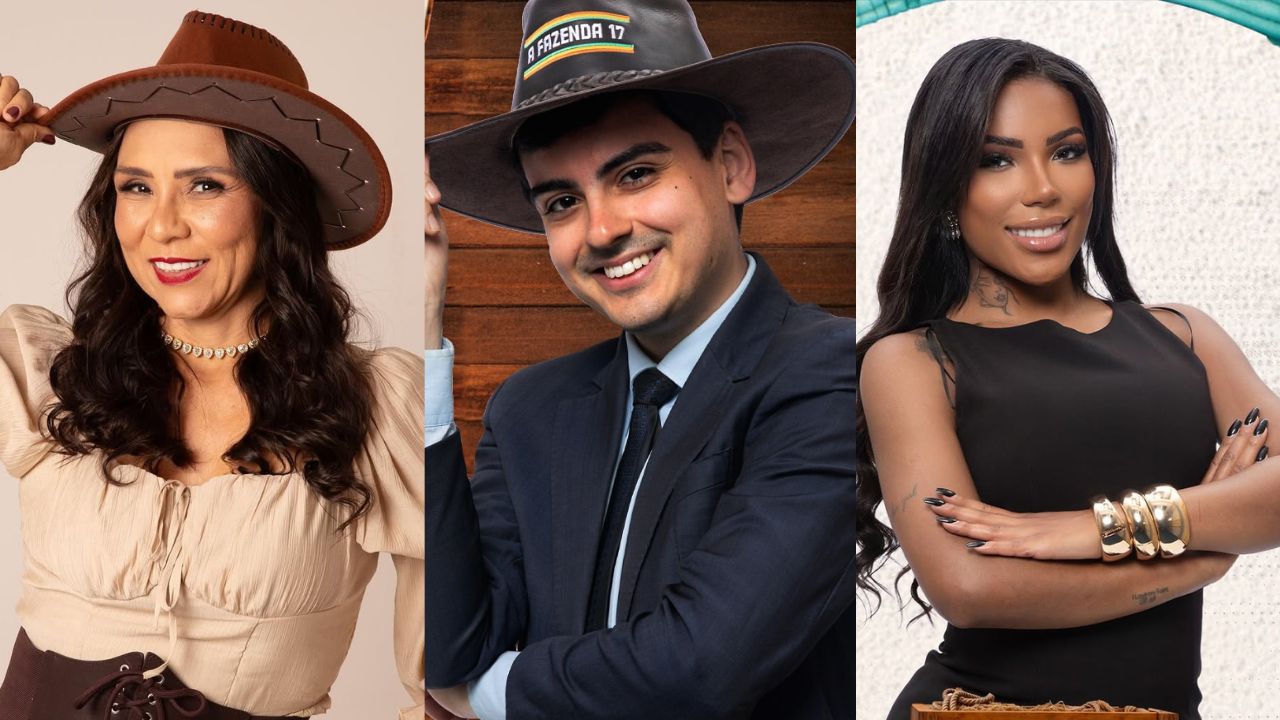 Yoná Sousa, Dudu Camargo e Carol Lekker | Reprodução/Instagram/@yonasousa_ @afazendarecord @carollekker_