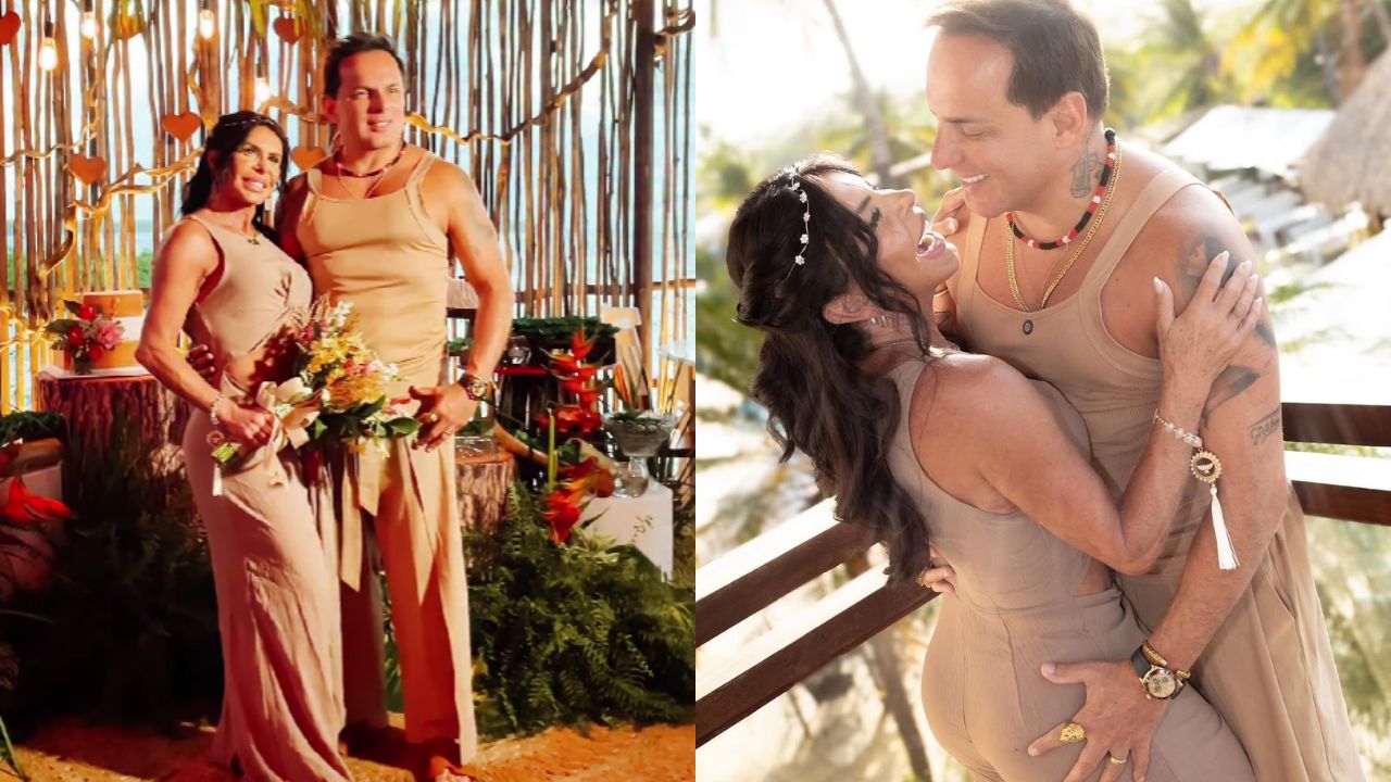 Renovação de votos de Gretchen e Esdras | Reprodução/Instagram/@mariagretchen