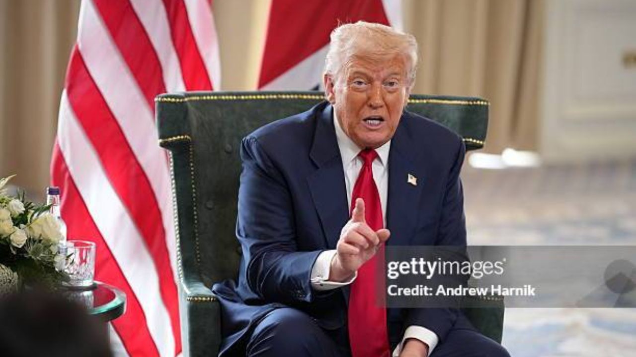 presidente Donald Trump | Reprodução/Andrew Harnik /Getty Images Embed