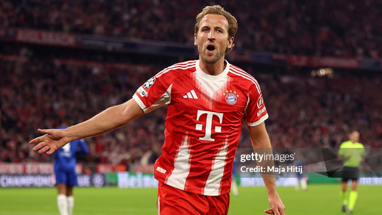 Harry Kane durante Champions League I Reprodução/ Gettty Images embed/ Maja Hitij