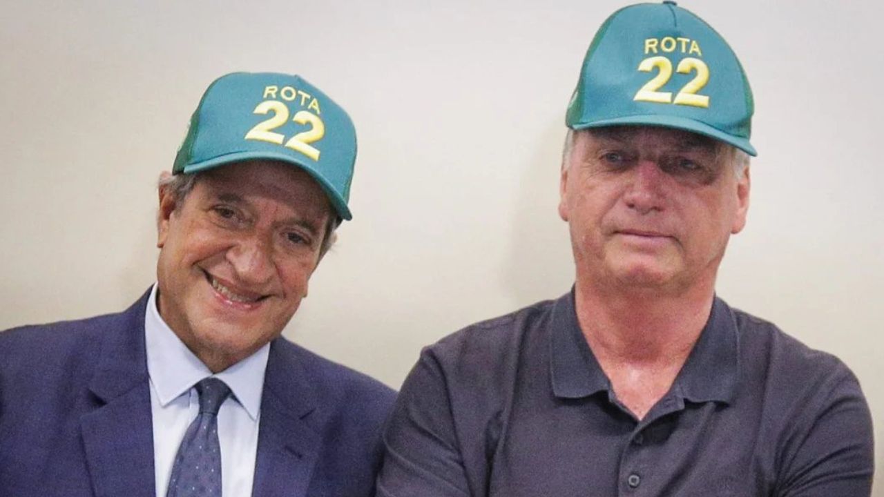 Valdemar Costa Neto e Jair Bolsonaro | Reprodução/X/@Metropoles