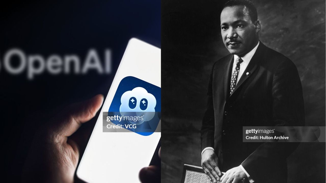 OpenAI e Martin Luther King | Reprodução/VCG/Hulton Archive/Getty Images Embed