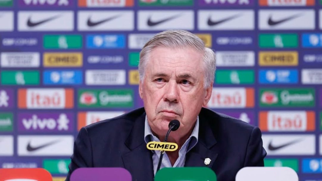 Carlo Ancelotti convoca Seleção para enfrentar Coreia e Japão