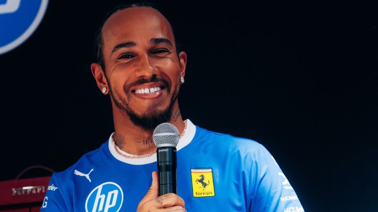 Lewis Hamilton I Reprodução/Instagram/@scuderiaferrari