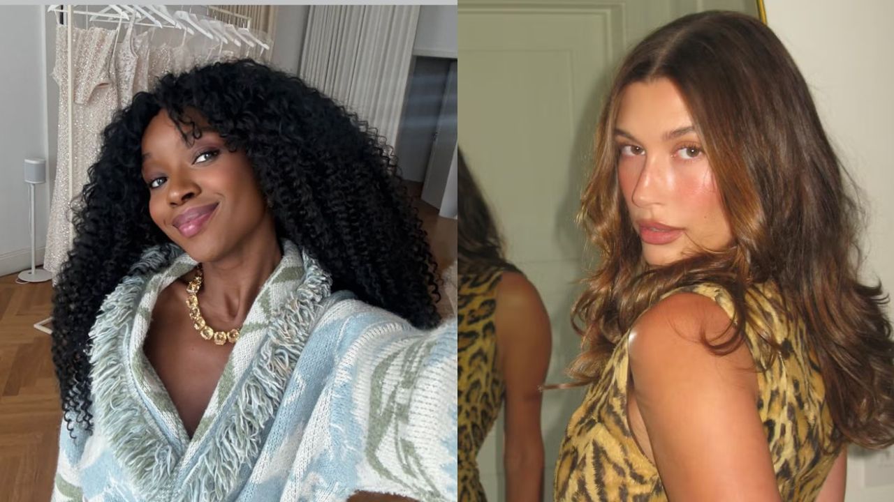 Maquiagem "Guava Girl" o rosa goiaba que promete ser tendência em 2026 | Reprodução/Instagram/@haileybieber/@lilianlitehiser