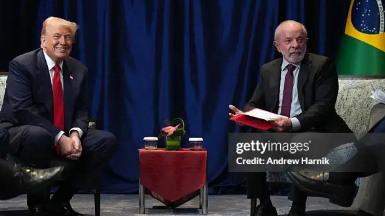 Lula e Trump | Reprodução/ Andrew Harnik/Getty Images Embed