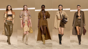 Hermès transforma passarela em deserto na Paris Fashion Week