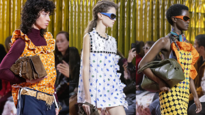 Miu Miu traz crítica social a desfile e ressignifica o trabalho feminino