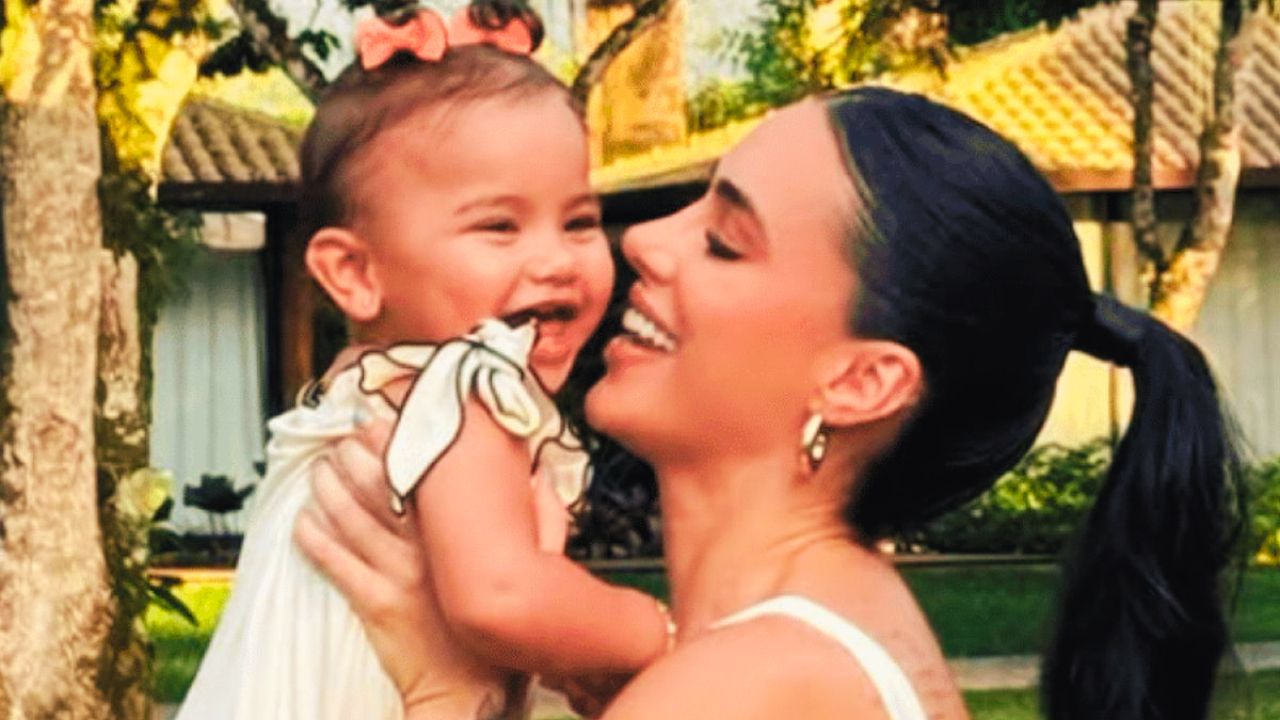 Bruna Biancardi e Mavie brincam na grama | Reprodução/Instagram/@Bruna_biancardi