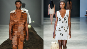 Leandro Castro e Sau levam artesanato para passarela do SPFW
