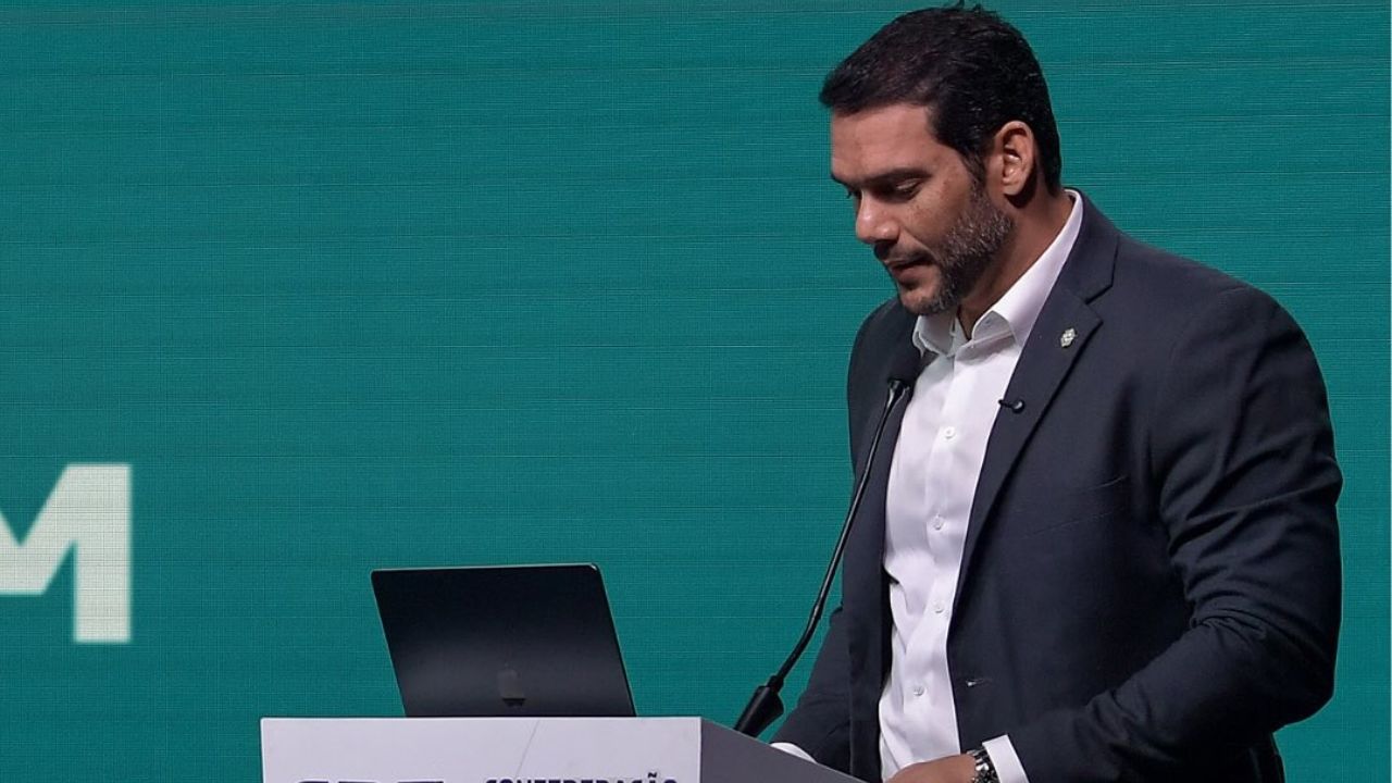 Presidente da CBF Samir Xaud | Reprodução/Instagram/@samir.xaud