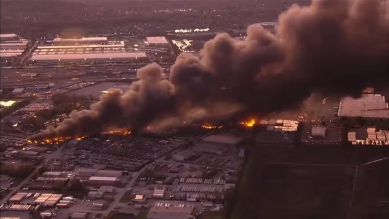 Queda de avião em Louisville |  Reprodução/WUSA-TV