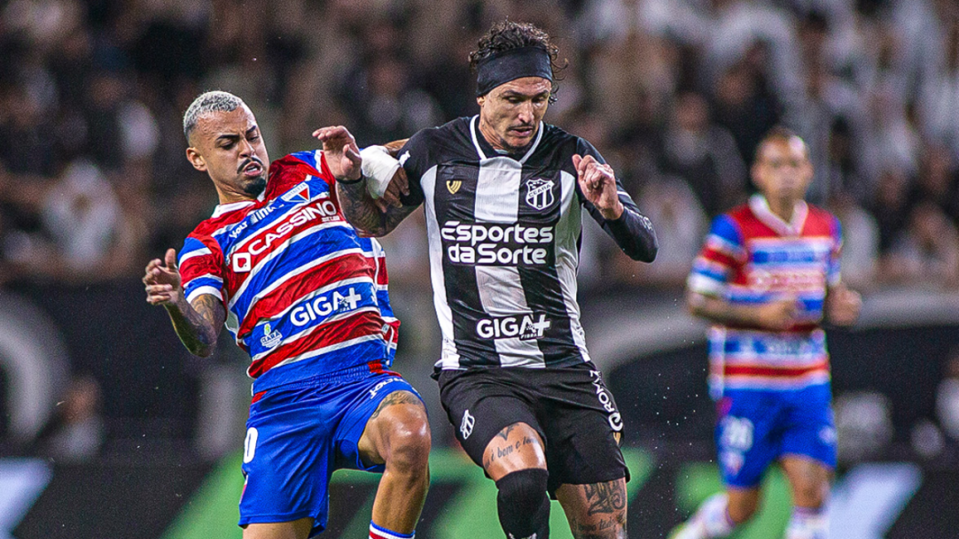 Ceará e Fortaleza empatam no Castelão e Vozão amplia invencibilidade no Clássico Rei