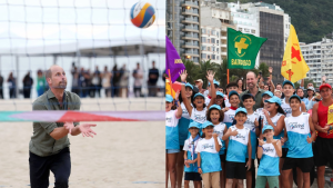 Príncipe William conhece Copacabana e surpreende ao jogar futevôlei