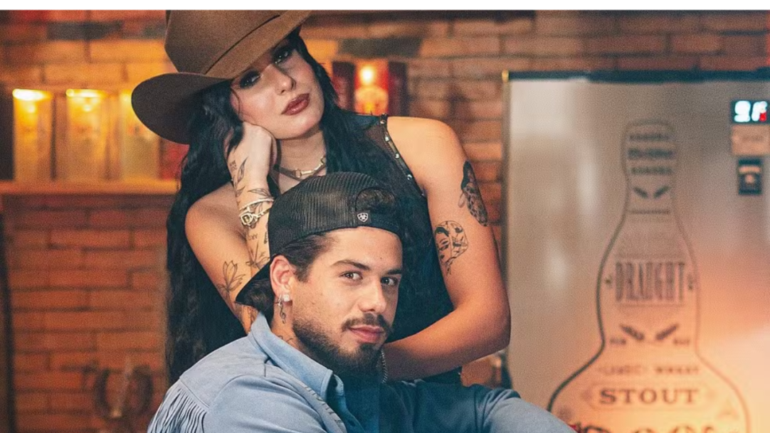 Ana Castela e Zé Felipe surgem juntos em foto romântica e movimentam a web