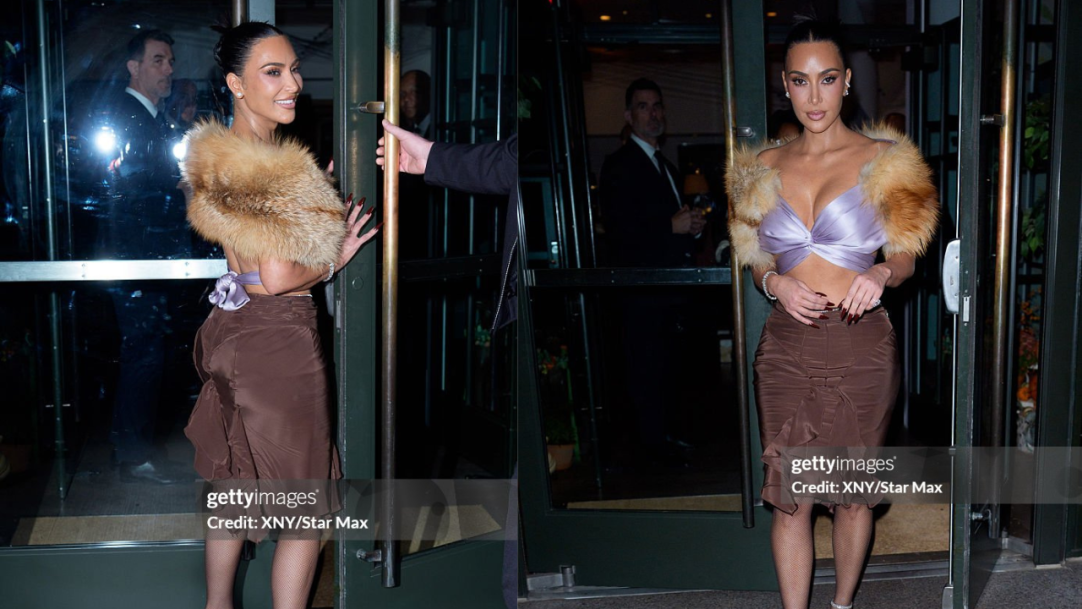 Kim Kardashian posa com decote e ironia em suas redes sociais