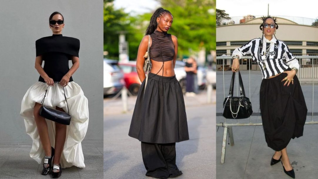 Modelos de saias redefinem a moda em 2025